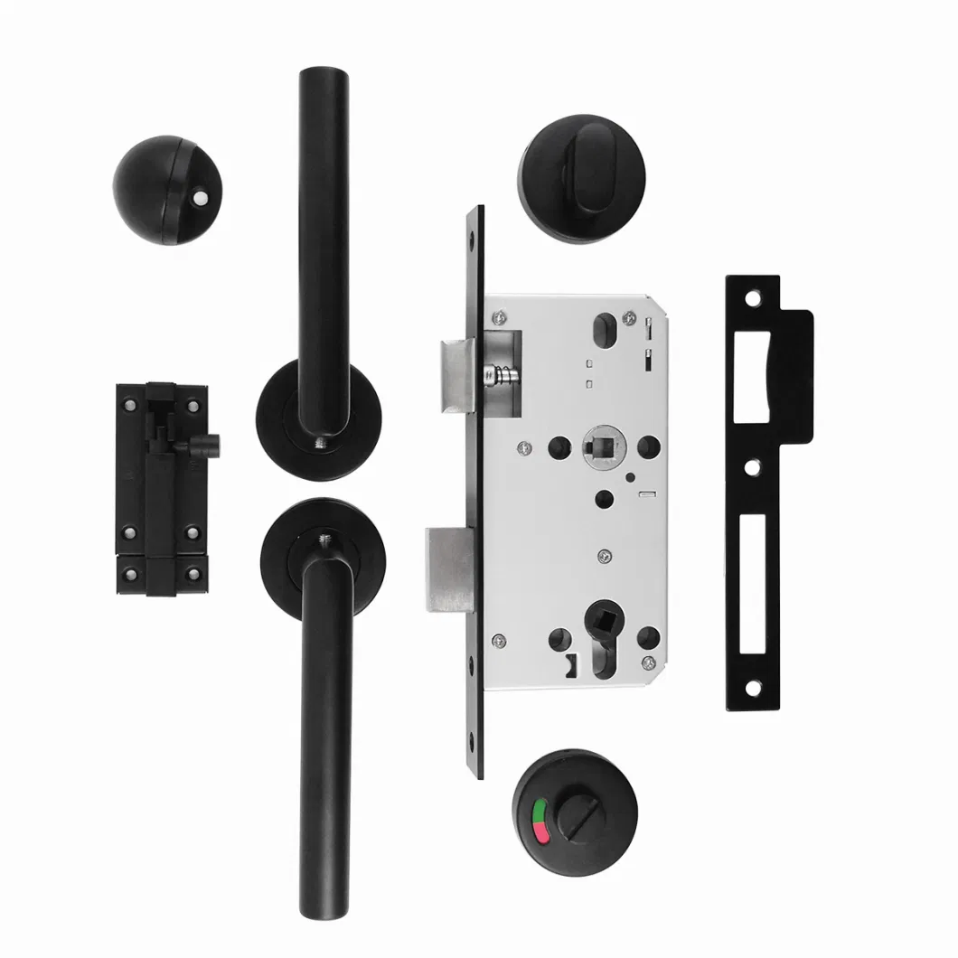 Door Handle Matte Black Minimum 1 Pair Door Handle Lock Lockset