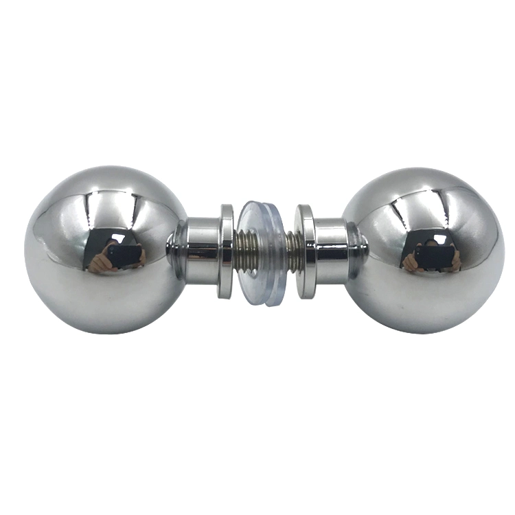 Ball Style Solid Back-to-Back Pull Shower Door Knob