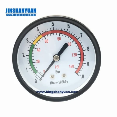 100mm ブラックスチールケース ブローアウトクラス 1 付き乾燥圧力計